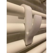 Beyaz 4'lü Havlupan ve Havlu Askısı Seti, Şık ve Kullanışlı Banyo Aksesuarı