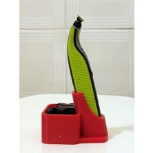 Mini Kırmızı Oneblade Standı, Şık ve Kullanışlı Tasarımıyla Pratik Saklama Çözümü