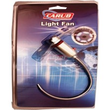 Universal Carub Lamba Pervane 12V Krom Mavi Işıklı