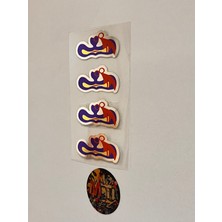 Nazar Boncuğu Etiketçilere Özel Sticker Suya Güneşe Dayanaklı Kaliteli Ürün 4 Adet Sticker Etiket