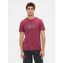 Gap Erkek Tuğla Kırmızısı Gap Logo T-Shirt