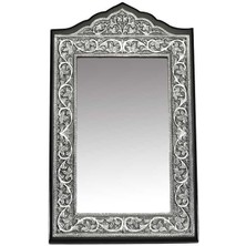 Gumush Hk Gümüş Masa Aynası Yaprak Desenli|gümüş Takı Hediyelik Ürünler