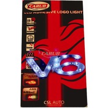 Universal Carub Lamba Dekor V6 Yazı Mavi