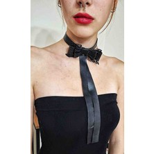 Fiyonk Deri Choker