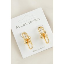 Gümüş Takıcım Tfny Yeni Sezon Metal Küpe