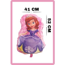 Festilo Folyo Balon Kartanesi Prensesi Sofya 41×52 cm Helyum Uyumu Doğum Günü Balonu