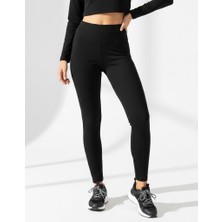 Bumerangspor Kadın Toparlayıcı Siyah Fitness Tayt