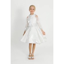 Star Pearl Kids Kız Çocuk Tüylü Elbise