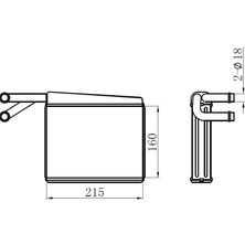 Universal Brazıng Kalorifer Radyatör Mercedes Strınter W-208-210-212D/208211-213-216CDI/214G 95- A/m Aluminyu