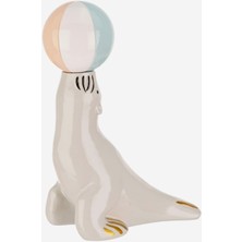 Yvonne Ellen Animals Beyaz Porselen Tirbuşon 10X6X14,5 cm