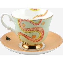 Yvonne Ellen Animals Yeşil Porselen Çay Fincanı 200 ml