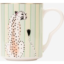 Yvonne Ellen Animals Yeşil Porselen Kupa 350 ml