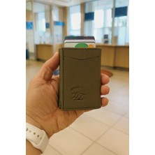 Newish Polo Rfid Özellikli Patlı Mekanizmalı Cüzdan Kartlık -Dokulu Suni Deri