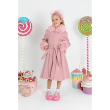 Star Pearl Kids Kız Çocuk Kürk Palto