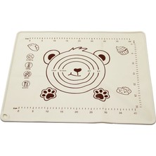 Marsilyan Dikdörtgen  40X50CM  Renkli Silikon  Hamur Matı  Ölçek Çizimli   240GR (4940)