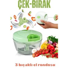 Skygo İpli El Rondosu Çek Bırak El Rondosu 3 Bıçaklı 8x12 CM