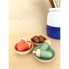 Renkli Meşe Palamudu ve Ihlamur Ağacı 3'lü Set Oyuncak