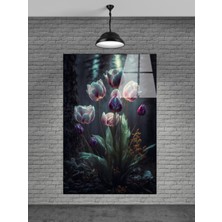 Marsilyan Çiçek Cam Tablo Sevilen Seriler