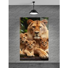 Marsilyan Aslan Cam Tablo Ev Dekorasyon,balkon Dekorasyonu,dekoratif,duvar Tablo,mutfak Tablo