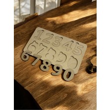 Boyanabilir Rakamlar Puzzle, Renkli ve Eğlenceli Öğrenme Seti