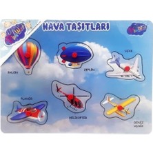 Çok Renkli Ahşap Tutmalı Deniz ve Hava Taşıtları, Eğlenceli ve Şık Tasarım