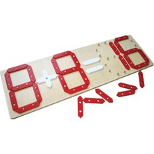 Renkli Ahşap Matematik Dört Işlem Oyunu Çocuklar Için Eğlenceli Öğrenme