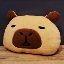 Renkli Peluş Capybara Yastık, Yumuşacık ve Sevimli Ev Dekoru Aksesuarı