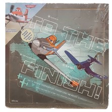 Sevimli Ahşap Uçaklar 16 Parça Puzzle, Renkli ve Eğlenceli Çocuk Oyunu