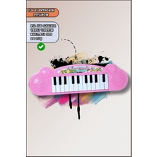 Renkli Ilk Elektronik Piyano, 22 Tuş Sesli Eğitici Oyun Seti