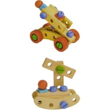 Ahşap Araç Yapım Seti, Çocuklar Için Eğlenceli ve Eğitici Oyuncak Seçeneği