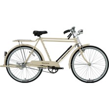 Bisan Roadstar Classic Hizmet Bisikleti 58CM V 26 Jant 1 Vites Krem Siyah Gold