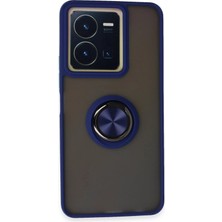 Royal Case Vivo Y36 Kılıf Yüzüklü ve Stant Özellikli Şık Premium Silikon Kapak Ryc/montreal Yüzüklü