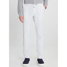 Altınyıldız Classics Bağlamalı Bel Normal Paça Slim Fit Gri Erkek Pantolon ACE001252541_GRI