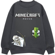 Dereff Antrasit Minecraft Sweatshirt