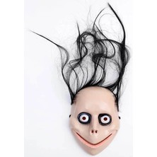 Marsilyan Korkunç Ürpertici Uzun Saçlı Momo Maskesi 24X16 cm (4887)