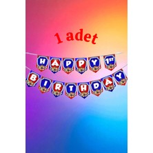 1 Adet Paw Patrol Temalı Banner - Parti ve Etkinlikler Için Asılabilir Süs