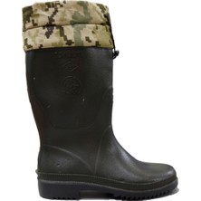 Del-Rey Çizme Kısa Haki Konçlu