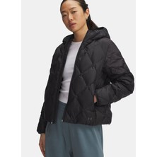 Under Armour 6008818-001-LEGEND Down Jacket Siyah Düz Kadın Mont