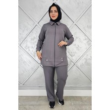 Pys Giyim Kadın Fermuarlı Çıt Çıtlı Tesettür Takım