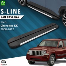 S-Dizayn Jeep Cherokee KK S-Line Aluminyum Yan Basamak 153 Cm 2008-2012 A+ Kalite