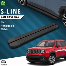 S-Dizayn Jeep Renegade S-Line Siyah Yan Basamak 173 Cm 2014 Üzeri A+ Kalite