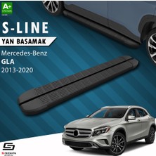 S-Dizayn Mercedes GLA X156 S-Line Siyah Yan Basamak 183 Cm 2013-2020 A+ Kalite