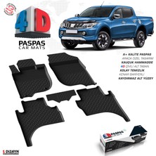 S-Dizayn Mitsubishi L200 4D Havuzlu Paspas 2015-2023 A+ Kalite