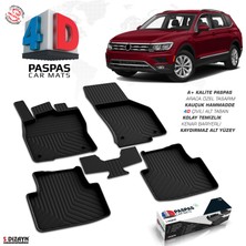 S-Dizayn VW Tiguan 4D Havuzlu Paspas 2016-2024 A+Kalite