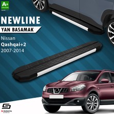 S-Dizayn Nissan Qashqai +2 NewLine Aluminyum Yan Basamak 183 Cm 2007-2014 A+ Kalite