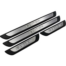 S-Dizayn Renault Megane 2 HB Krom Kapı Eşik Koruması Edition Line 2006-2008 4 Parça