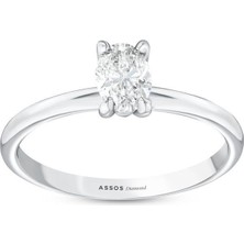 Assos Pırlanta 0.74 Karat Pırlanta Tektaş Yüzük