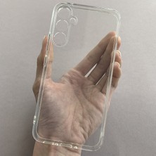 Elixem Samsung A55 Uyumlu Şeffaf Silikon TPU Kamera Korumalı Kılıf