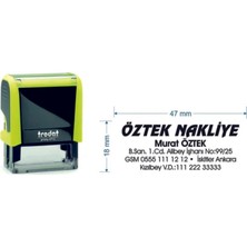 Trodat 4912 Kişiye Özel Firma ve Şirket Kaşeleri