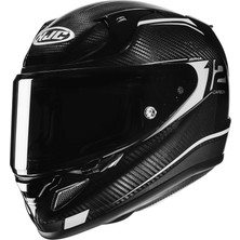 Hjc RPHA12 Carbon Keres Mc5 Kapalı Motosiklet Kaskı Siyah Beyaz